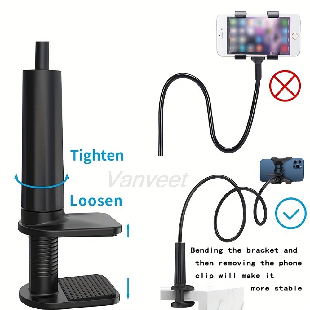 Standing Desk - 360° Mobile Phone Holder Stand Clip