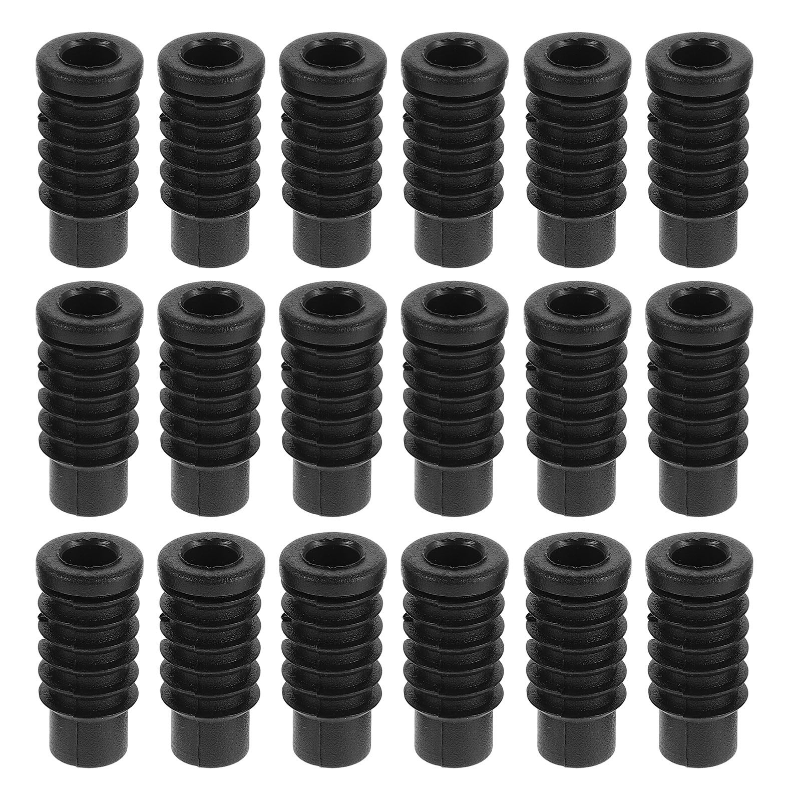 Office Stool - 20Pcs Chair Caster Socket Sleeves Soft