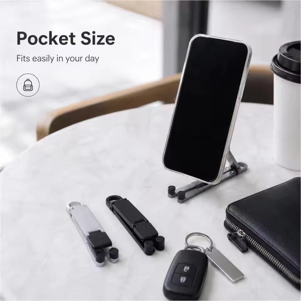 Foldable Keychain Phone Stand  - Standing Desk recension och pris