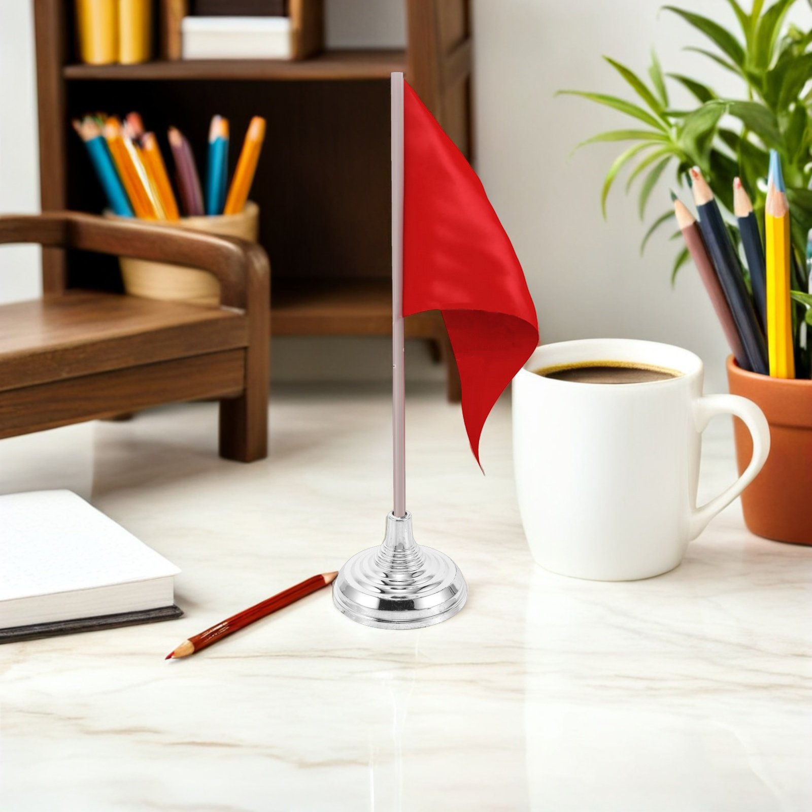12Pcs Silver Mini Desk Flag St - Office Furniture Brands recension och pris