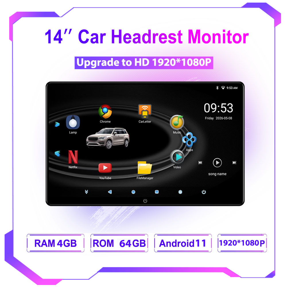 Incell 14 Inch Android Headres - Monitor Stand recension och pris