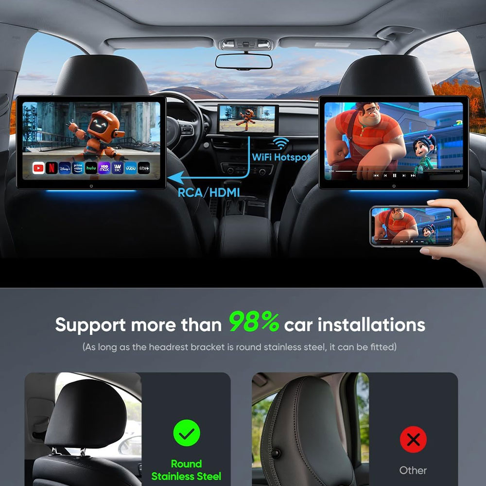 Incell 14 Inch Android Headres - Monitor Stand recension och pris