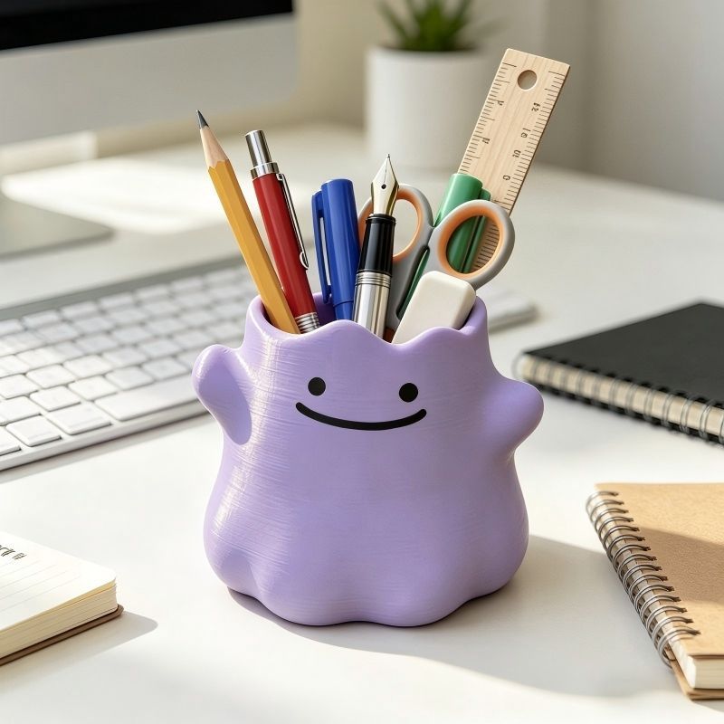 Cartoon Character Pen Holder C - Desk Organizer recension och pris