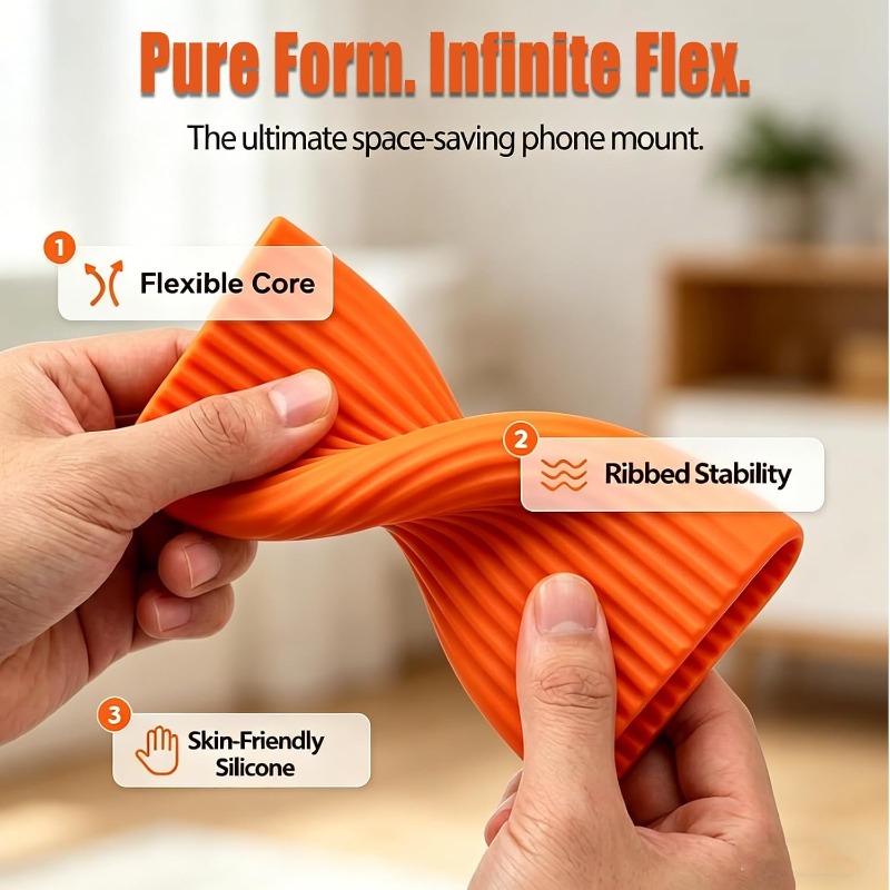 Flexible Foldable Silicone Pho - Standing Desk recension och pris