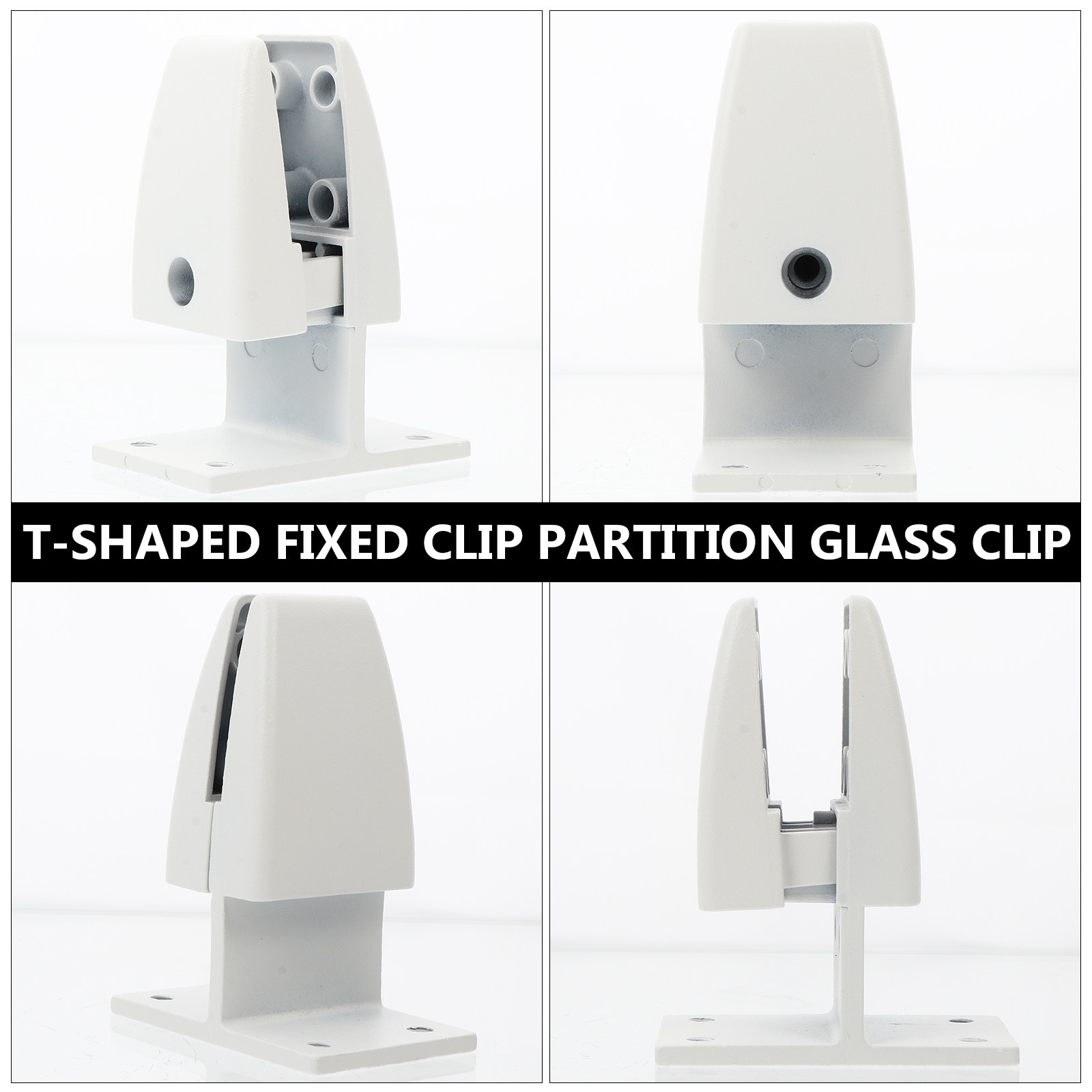 2Pcs Desk Divider Clamps Glass - Partition Screen Divider recension och pris