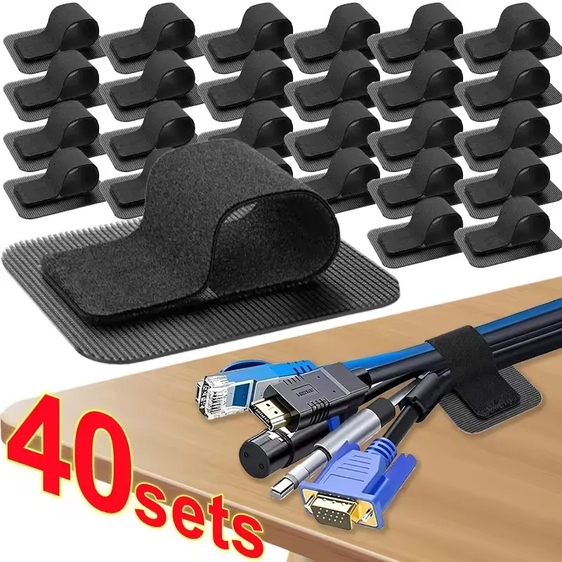 4-40 Sets Cable Management Und - Desk Organizer recension och pris
