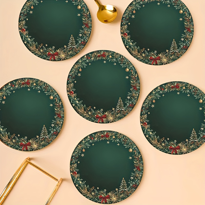 2D Retro Green Christmas Snowb - Office Furniture Brands recension och pris
