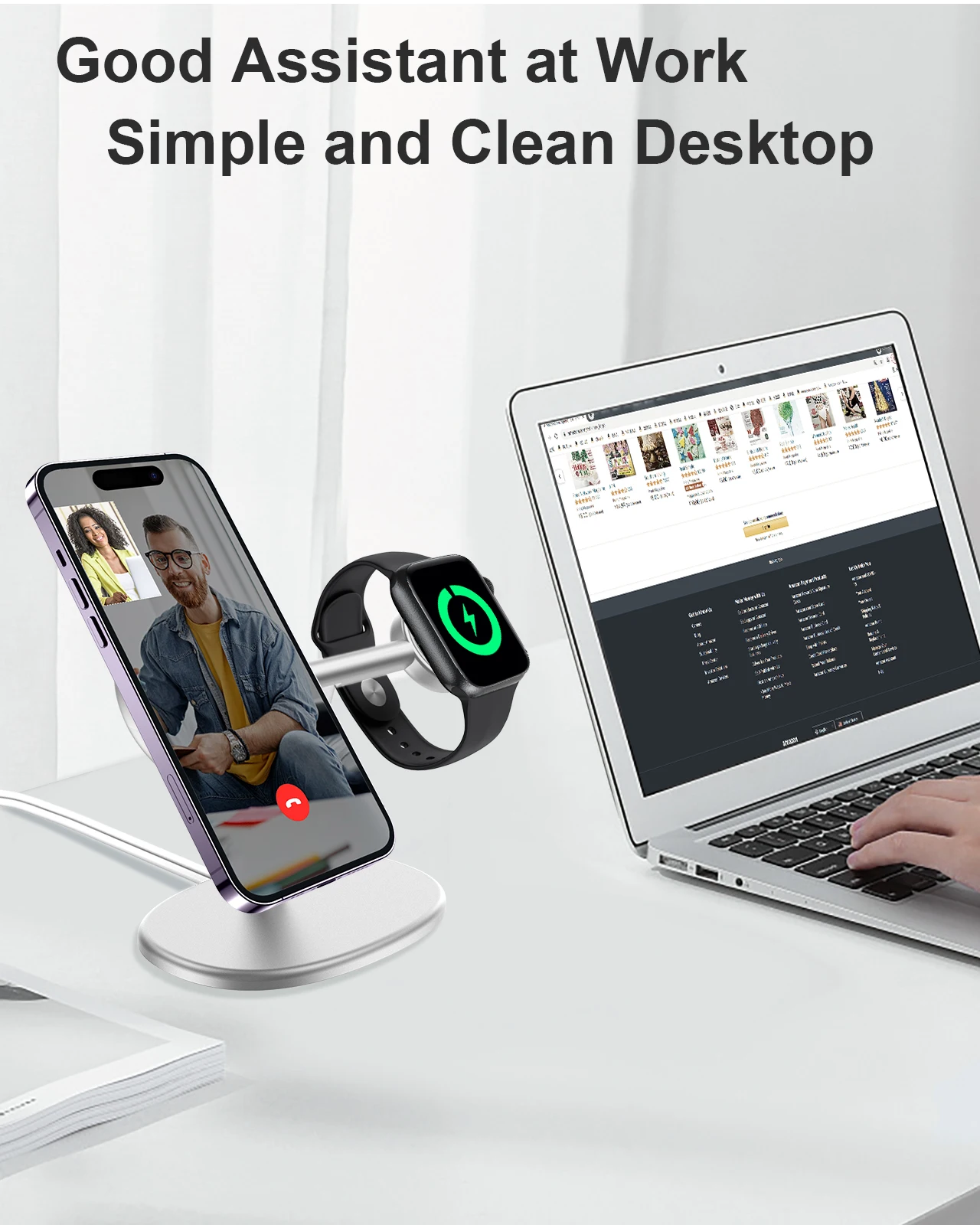 EWA 2-in-1 Desktop Phone Stand - Standing Desk recension och pris