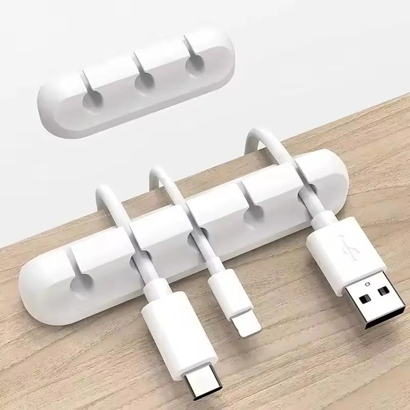 Silicone USB Cable Organizer U - Desk Organizer recension och pris