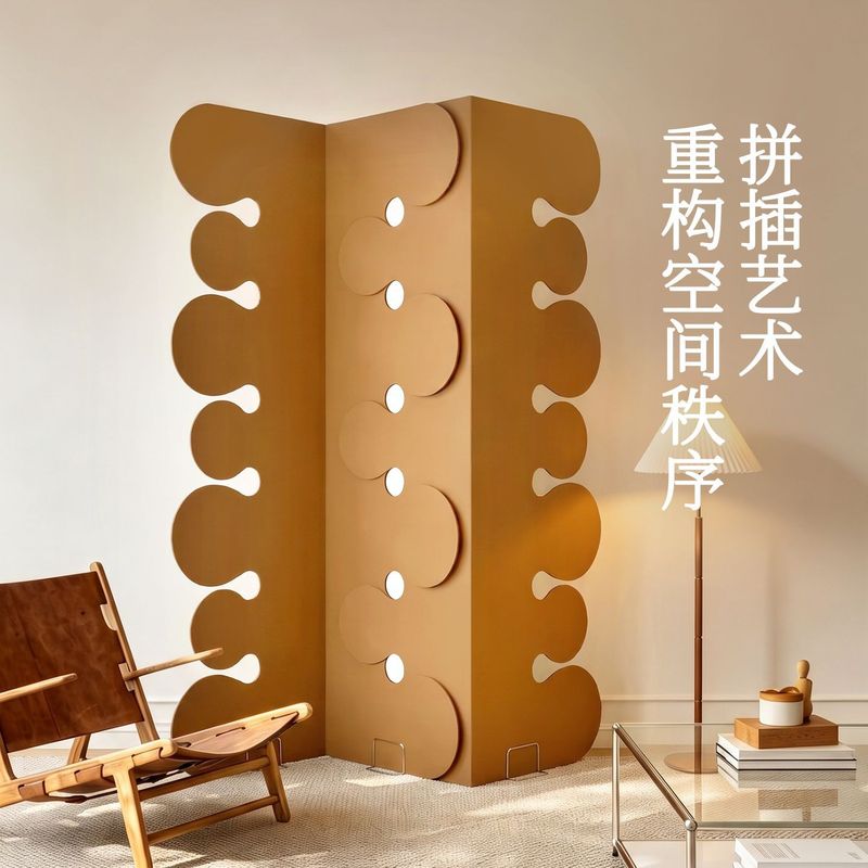 Eighteen-Piece Corrugated Card - Partition Screen Divider recension och pris