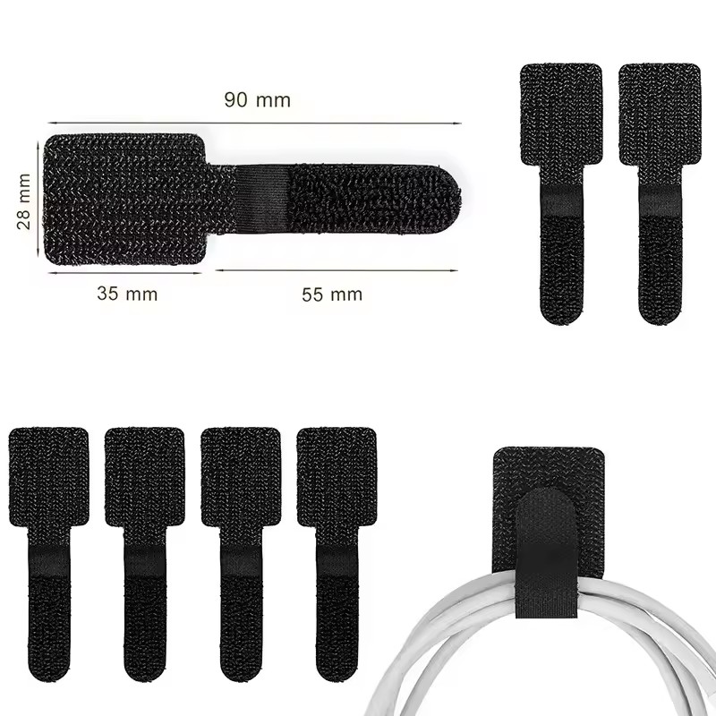 New Reusable Cable Ties Ties S - Desk Organizer recension och pris