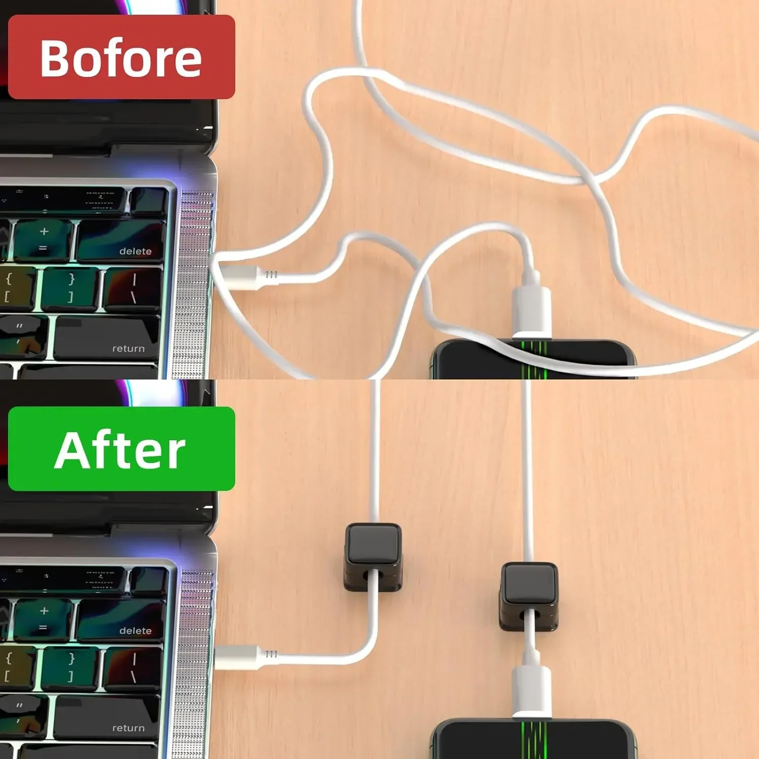 Mini Cable Organizer Holder Ma - Desk Organizer recension och pris
