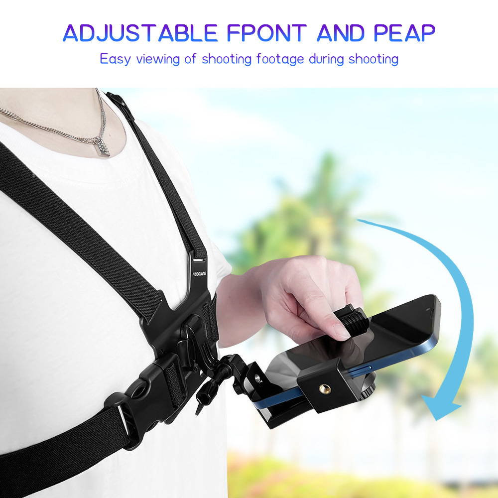 Chest Mount Phone Strap Holder - Desk Organizer recension och pris