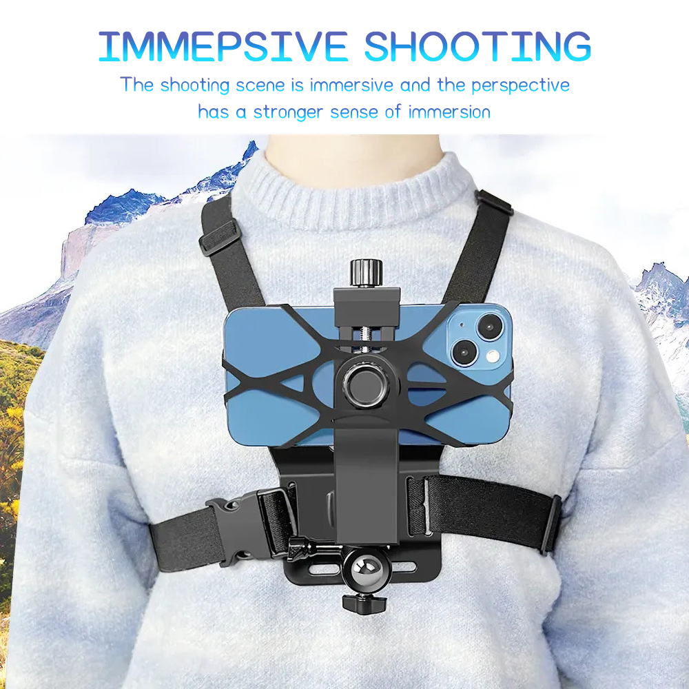 Chest Mount Phone Strap Holder - Desk Organizer recension och pris