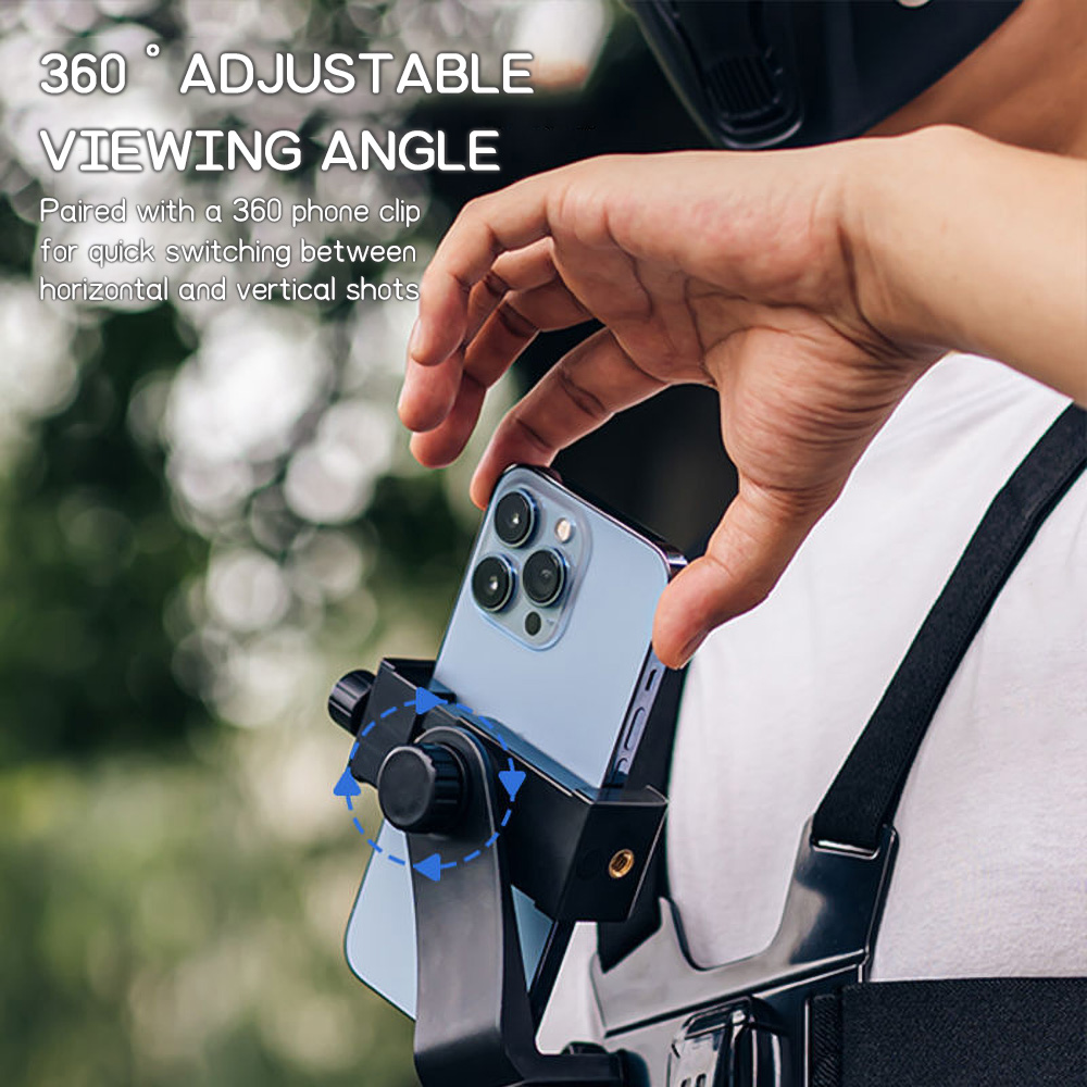 Chest Mount Phone Strap Holder - Desk Organizer recension och pris