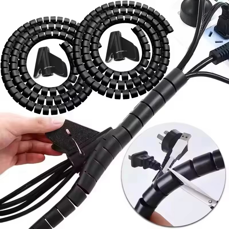 Cable Tube Sleeve Flexible Cor - Desk Organizer recension och pris