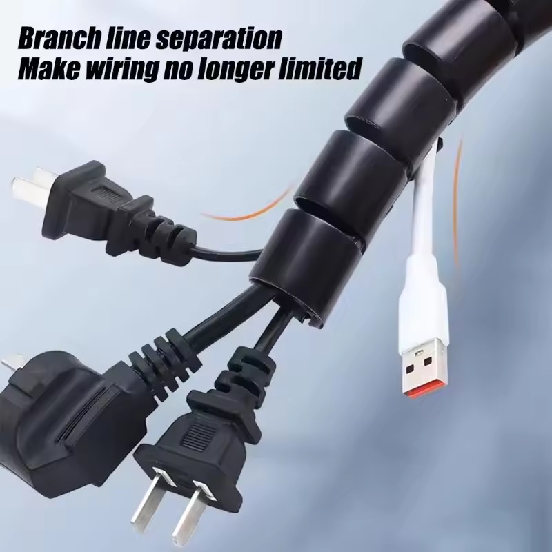 Cable Tube Sleeve Flexible Cor - Desk Organizer recension och pris